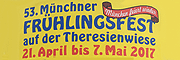 Frühlingsfest München ab 21.04.2017 auf der Theresienwiese